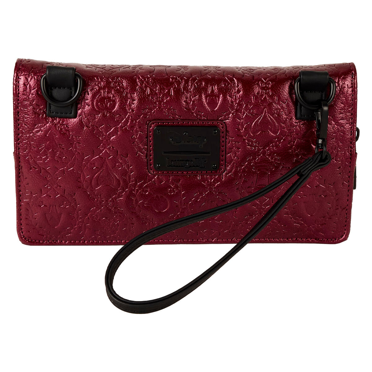 Bolso bandolera Disney Villanas Loungefly burdeos y negro - 3