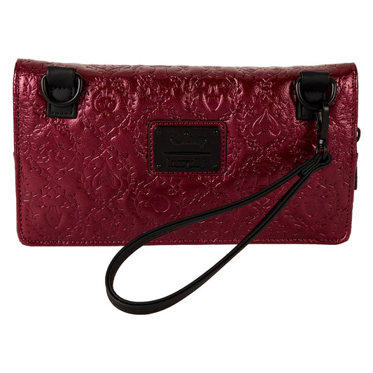 Bolso bandolera Disney Villanas Loungefly burdeos y negro - 3