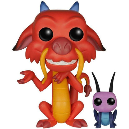 Figura FUNKO POP! de Mushu y Cricket de Disney Mulan