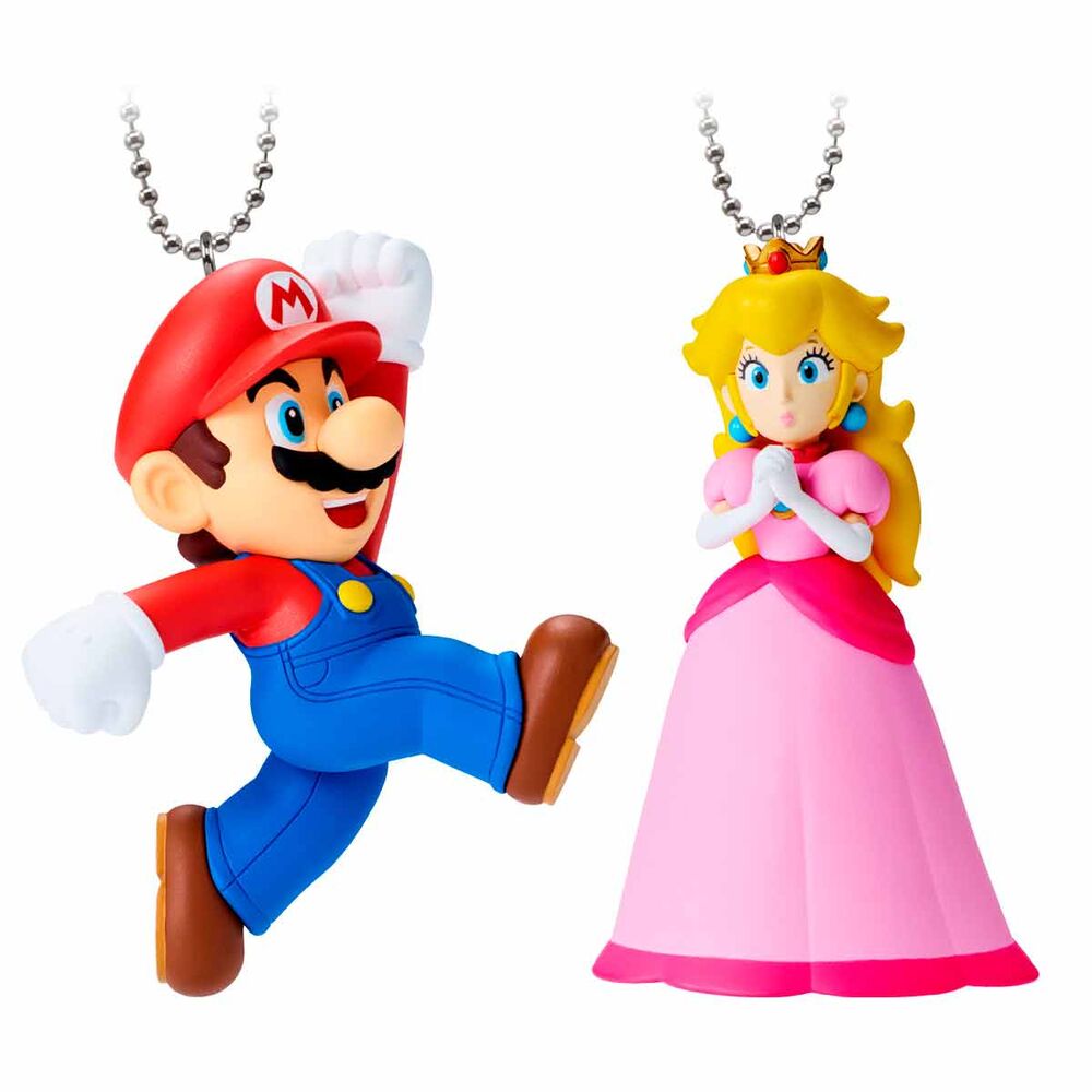 Colección de llaveros figura sorpresa Super Mario Bros de Bandai - 4
