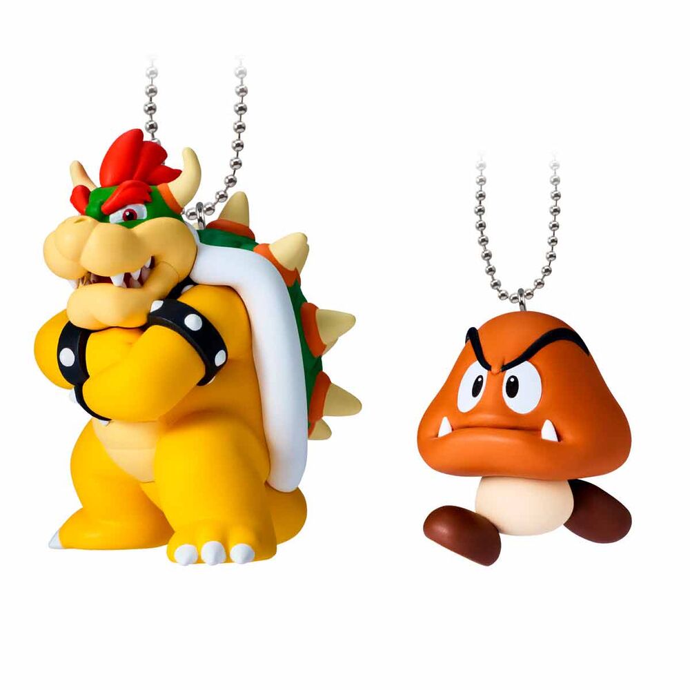 Colección de llaveros figura sorpresa Super Mario Bros de Bandai - 3