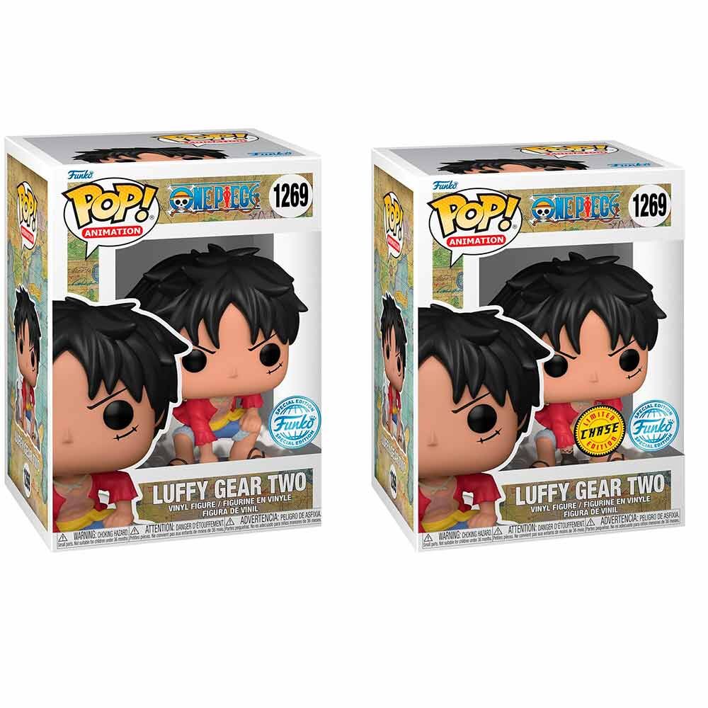 Figura Funko POP! de Luffy Gear Two de One Piece en caja