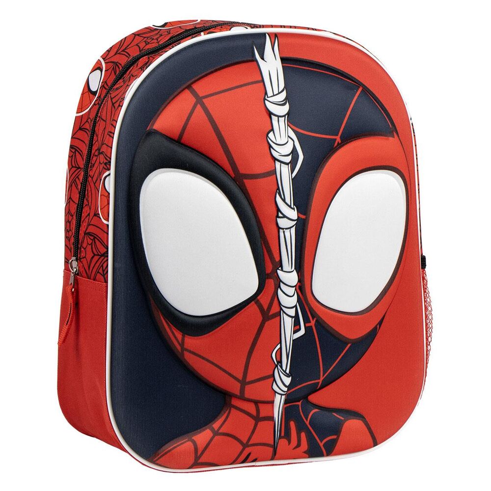 Mochila 3D de Spidey Marvel en rojo y azul marino