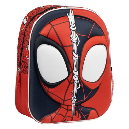 Mochila 3D de Spidey Marvel en rojo y azul marino