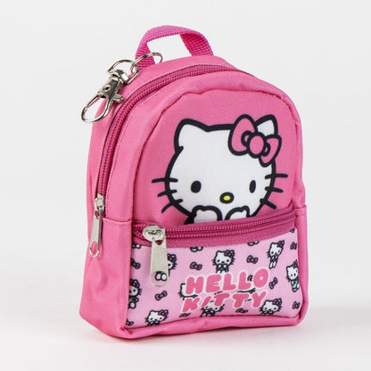 Set de papelería Hello Kitty rosa con mini mochila y accesorios - 4
