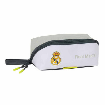 Portatodo SAFTA Real Madrid 25/26 blanco con cremallera