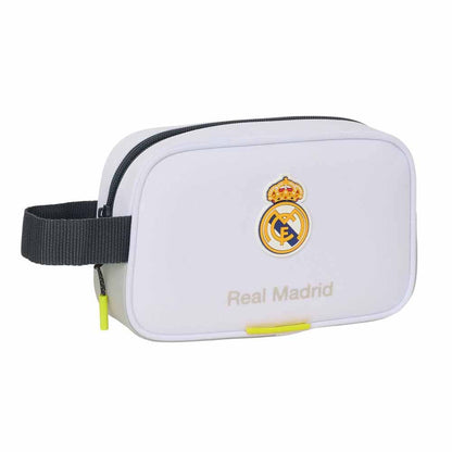 Neceser gris claro Real Madrid 25/26 con asa lateral