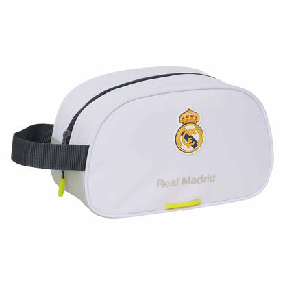 Neceser Real Madrid 25/26 blanco con asa lateral