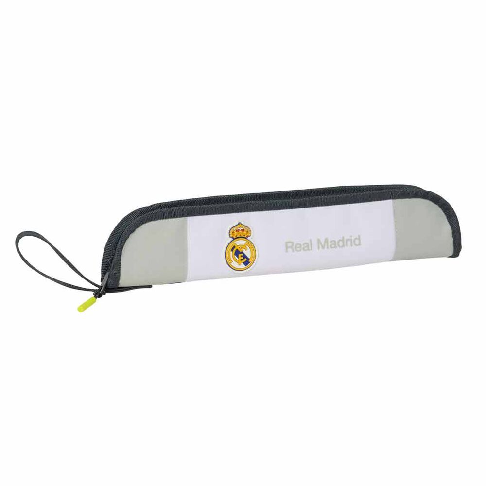 Portaflautas Real Madrid 25/26 SAFTA blanco y gris