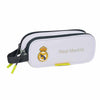Portatodo doble Real Madrid 25/26 SAFTA blanco con dos cremalleras