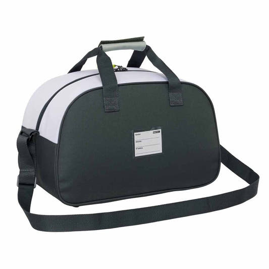 Bolsa de deporte Real Madrid blanca con bandolera y bolsillo frontal - 2