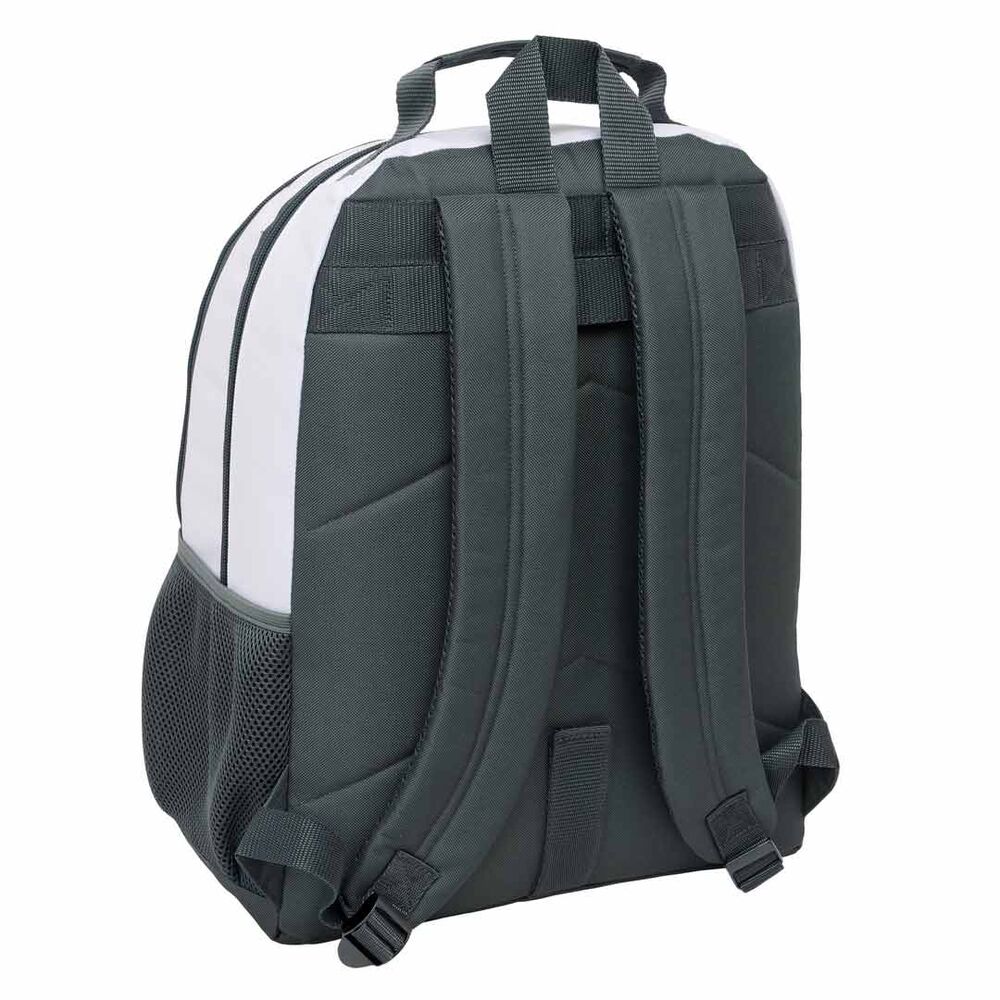 Mochila Real Madrid 25/26 blanca y gris de SAFTA - 2