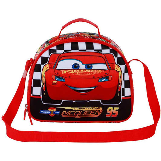Bolsa portameriendas 3D de Cars con Lightning McQueen