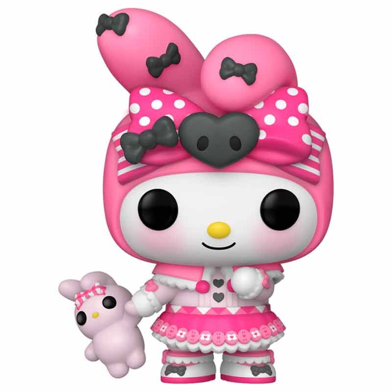 Figura Funko POP! de My Melody rosa con gran lazo y acompañante