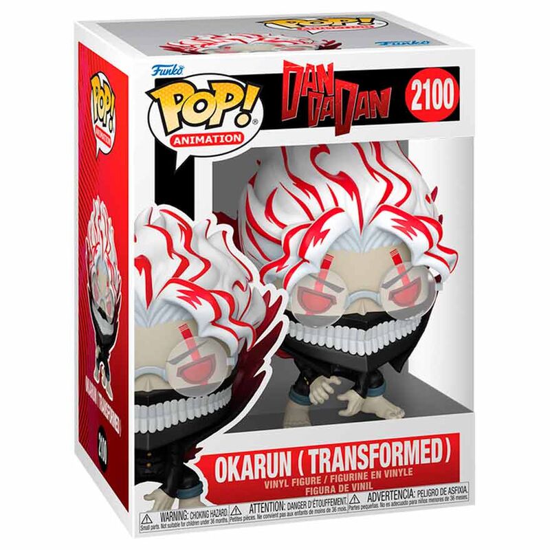 Figura Funko POP! de Okarun transformado de Dandadan en caja