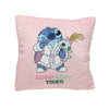 Cojín rosa de Disney con Stitch y su muñeco
