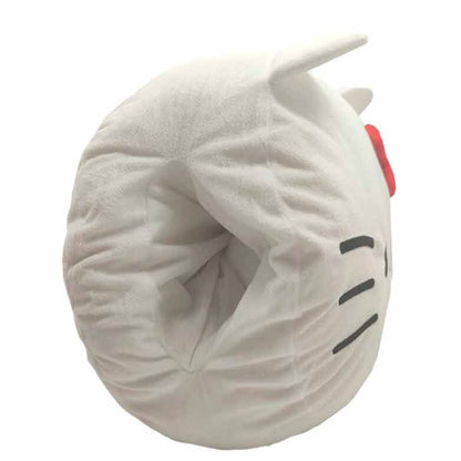 Cojín calienta manos de Hello Kitty blanco con lazo rojo - 2