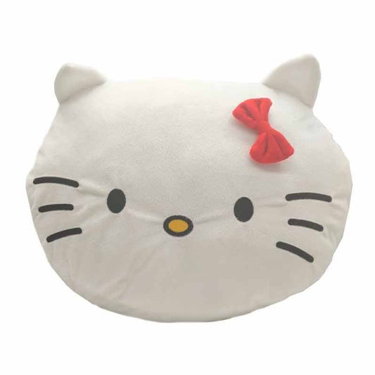 Cojín calienta manos de Hello Kitty blanco con lazo rojo