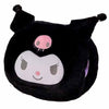Cojín calienta manos negro con diseño de Kuromi de SANRIO