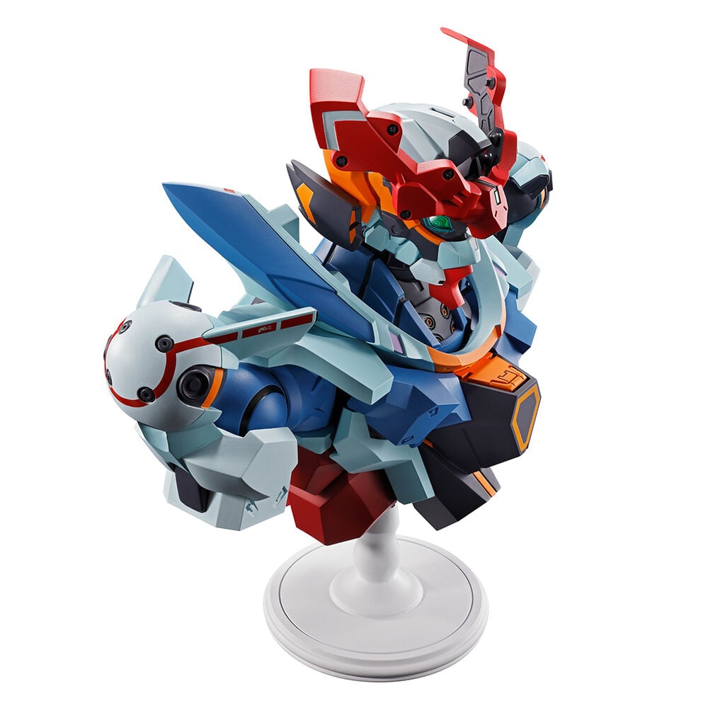 Figura Ichibansho GQuuuuuuX Mobile Suit Gundam de BANPRESTO sobre base blanca - 4