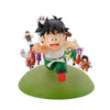 Figura Ichibansho de Son Gohan corriendo sobre una base verde