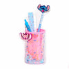 Portalápices rosa de Disney Stitch con estampado multicolor