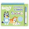 Mi pizarra de actividades Bluey para 3 años con rotulador borrable