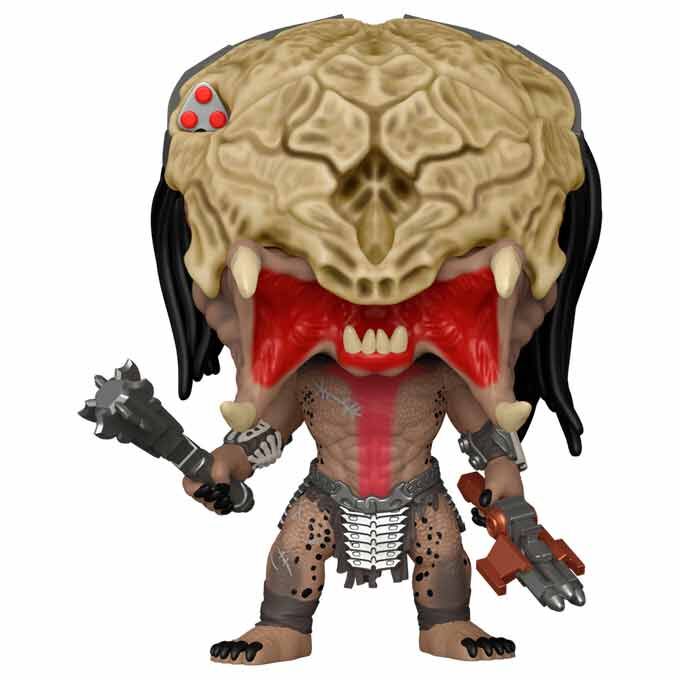 Figura Funko POP! Feral Predator de Prey con máscara, armadura y armas