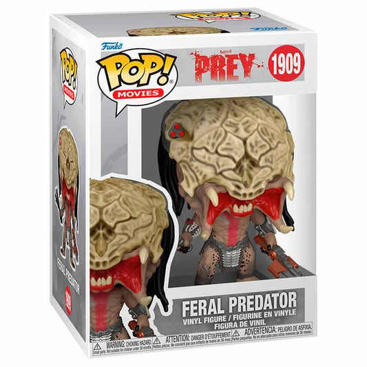 Figura Funko POP! Feral Predator de Prey con máscara, armadura y armas - 2