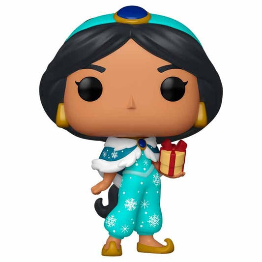 Figura Funko POP! de Jasmine de Aladdin con un regalo