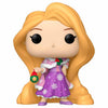 Figura Funko POP de Rapunzel con vestido morado y adorno navideño