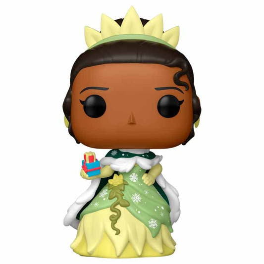Figura Funko POP! de Tiana con corona y vestido verde