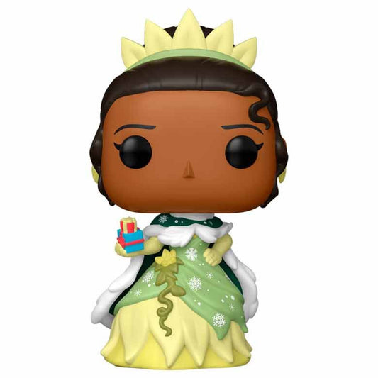 Figura Funko POP! de Tiana con corona y vestido verde