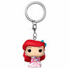 Llavero FUNKO Pocket POP de Ariel de La Sirenita con vestido rosa