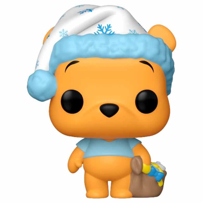 Figura FUNKO Pocket POP! de Winnie the Pooh con gorro y bufanda azules - 2