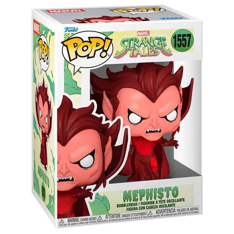 Figura Funko POP! Marvel de Mephisto con capa roja y expresión feroz - 2
