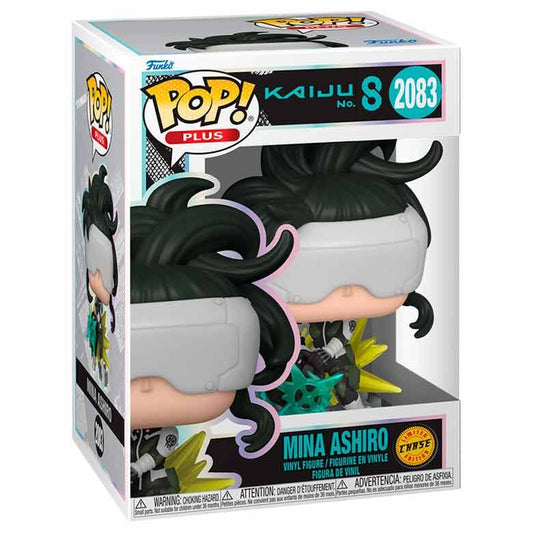 Figura Funko POP Plus Chase de Mina Ashiro de Kaiju No. 8 en caja