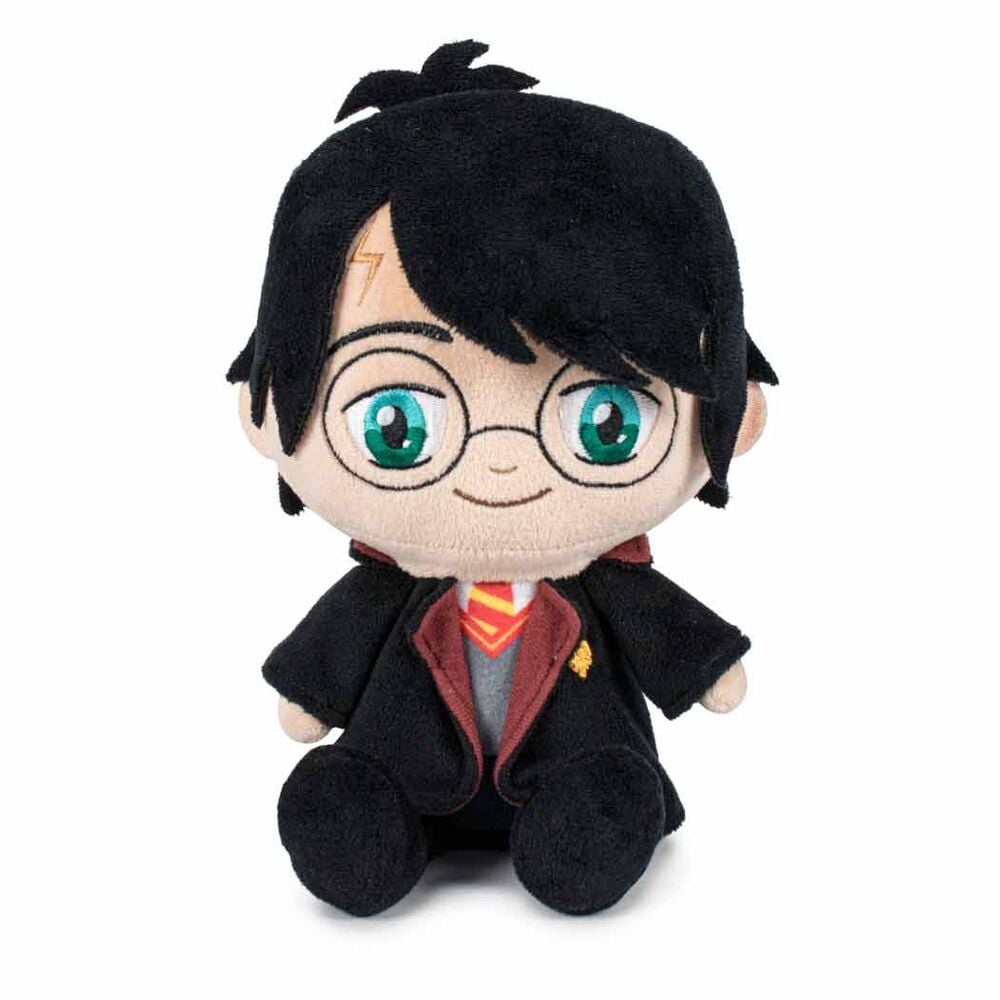 Peluche de Harry Potter de 20 cm con gafas y túnica negra