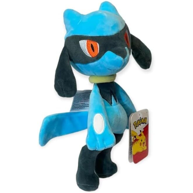 Peluche de Riolu Pokémon azul y negro de 20 cm - 2
