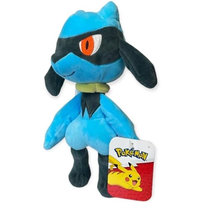 Peluche de Riolu Pokémon azul y negro de 20 cm - 4