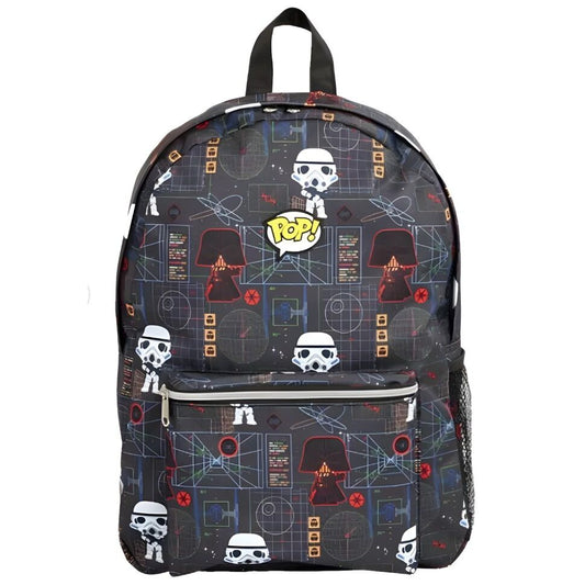 Mochila LOUNGEFLY Star Wars de nylon con Stormtroopers y Darth Vader