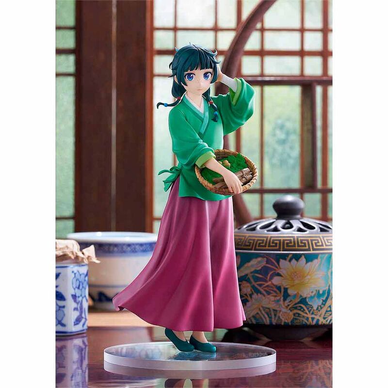 Figura Pop Up Parade de Maomao con atuendo verde y cesta de plantas - 3