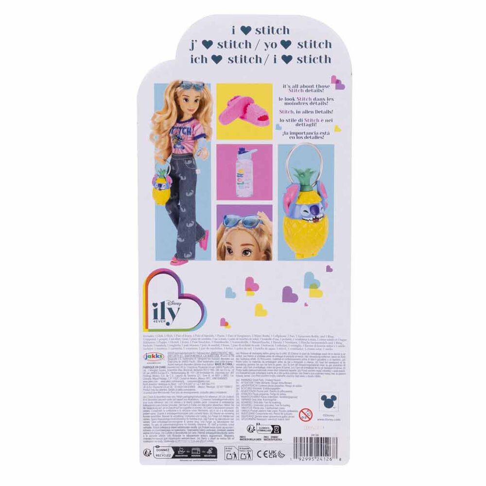 Muñeca fashion Stitch Disney ily 4Ever con accesorios - 4