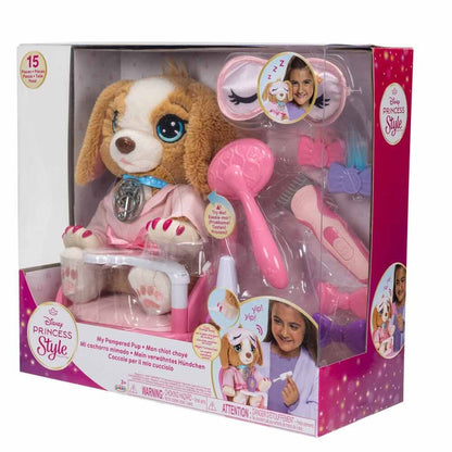 Set My Pampered Pup con cachorro y accesorios de spa Disney Princess Style - 6