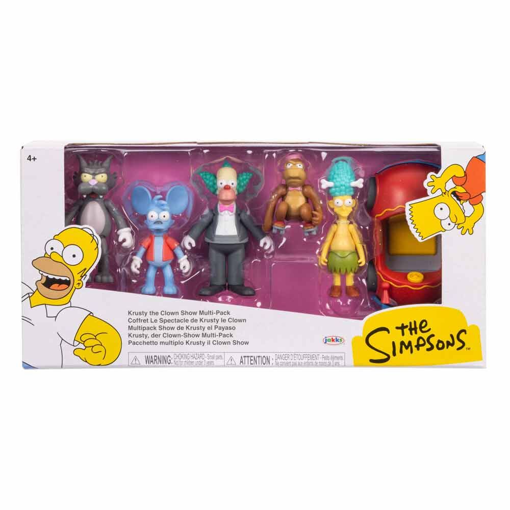 Blíster con seis figuras de Los Simpson de 7 cm