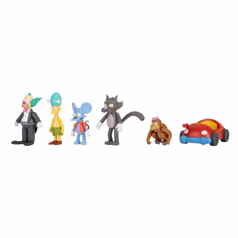 Blíster con seis figuras de Los Simpson de 7 cm - 4