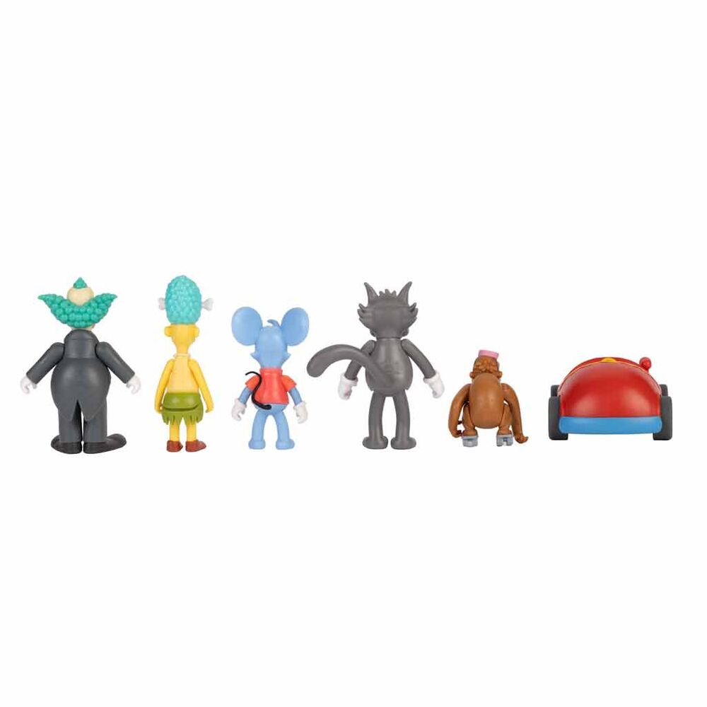 Blíster con seis figuras de Los Simpson de 7 cm - 6