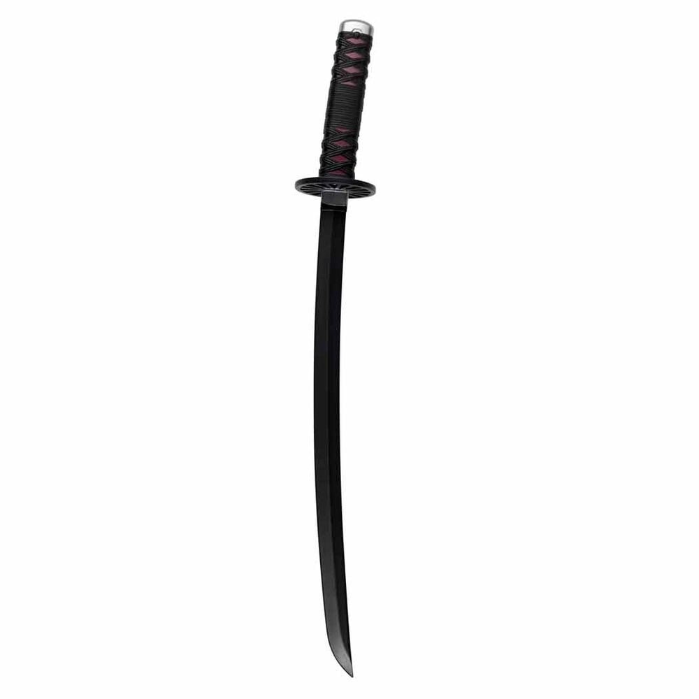 Espada réplica negra de Tanjiro Kamado de Demon Slayer