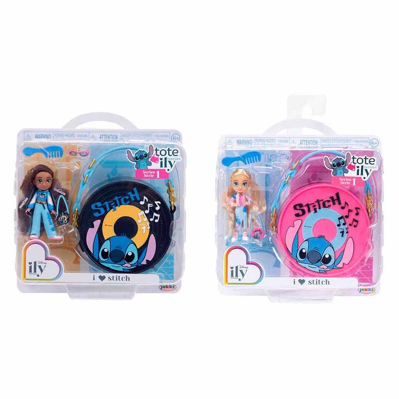 Muñeca ily 4Ever de Stitch Disney con bolso rosa y accesorios - 2