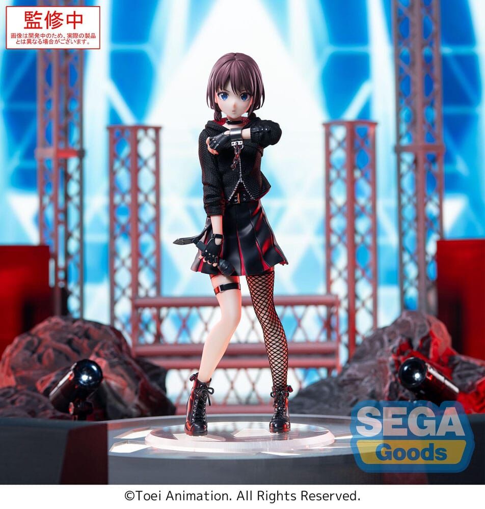Figura de Nina Iseri de Girls Band Cry con atuendo negro y detalles rojos - 4